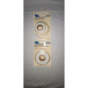 VTG 1985 Dritz Stitch Witchery Regular Weight 5.8" Fusible Bonding Web Set of 2